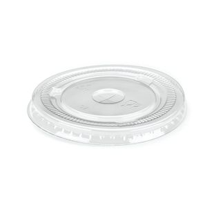 Go-Pak Straw Slot Cold Cup Lid RPET 12 to 22oz Clear (Pack of 1000) R11003