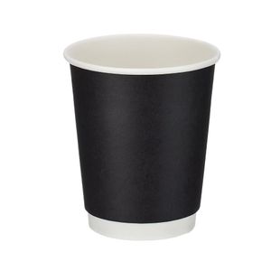 Go-Pak Double Wall Hot Cups 8oz Black (Pack of 500) D04002
