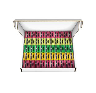 Plastic Pencil Sharpeners Assorted (100 Pack) 794300