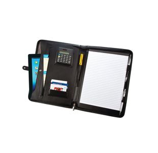 Monolith Tablet A4 Conference Folder with Calculator 2923