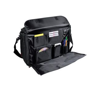 Monolith Polycanvas Pilot Case with Organiser Compartment Black 2168