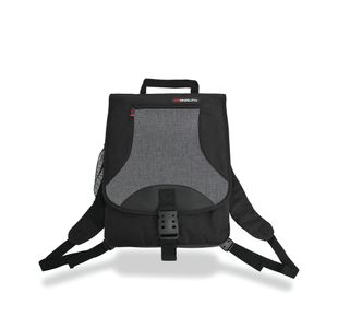 Monolith Nylon Laptop Backpack Black and Grey 2399