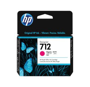 HP 712 DesignJet Ink Cartridge 29-ml Magenta 3ED68A