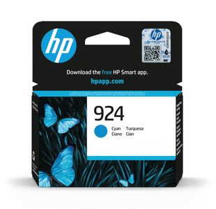 HP 924 Original Ink Cartridge Cyan 4K0U3NE