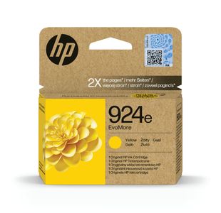 HP 924E EvoMore Original Ink Cartridge High Yield Yellow 4K0U9NE