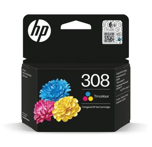 HP 308 Original Ink Cartridge Tri-color 7FP20UE