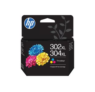 HP 302XL/304XL Original Ink Cartridge High Yield Tri-color B7RT8AE