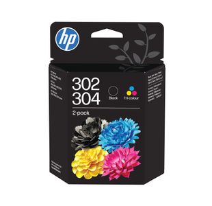 HP 302/304 Original Ink Cartridge Tri-color/Black Combo Pack B82L1AE