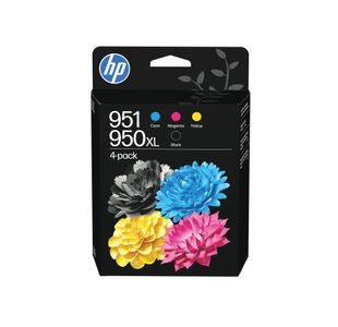 HP 950XL/951 Original Ink Cartridges CMYK 4-Pack C3WK1AE