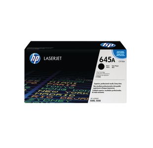 HP 645A Original LaserJet Toner Cartridge Black C9730A