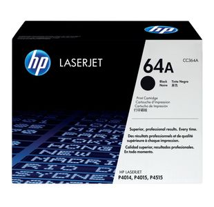 HP 64A Original LaserJet Toner Cartridge Black CC364A
