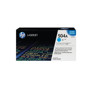 HP 504A Original LaserJet Toner Cartridge Cyan CE251A