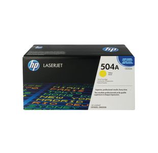 HP 504A Original LaserJet Toner Cartridge Yellow CE252A