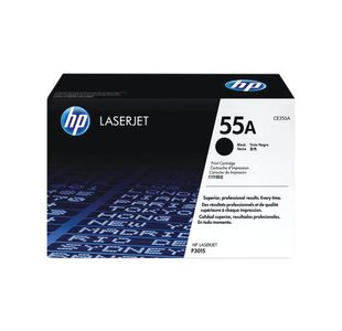 HP 55A Original LaserJet Toner Cartridge Black CE255A