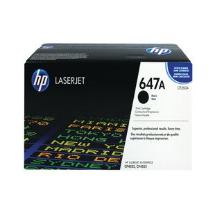 HP 647A Original LaserJet Toner Cartridge Black CE260A