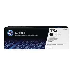 HP 78A Original LaserJet Toner Cartridge Black 2-pack CE278AD