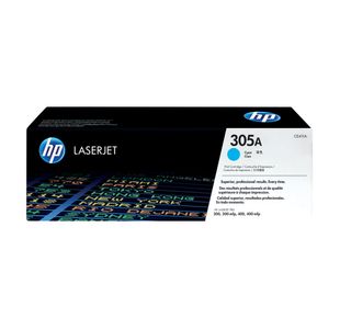 HP 305A Original LaserJet Toner Cartridge Cyan CE411A