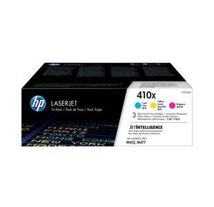 HP 410X Original LaserJet Toner Cartridge High Yield CMY 3-pack CF252XM