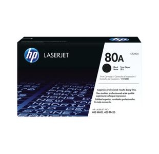 HP 80A Original LaserJet Toner Cartridge Black CF280A