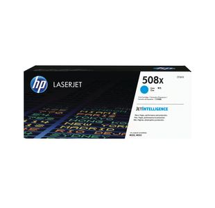 HP 508X Original LaserJet Toner Cartridge High Yield Cyan CF361X