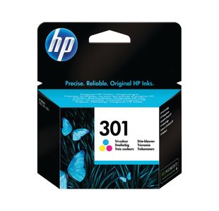 HP 301 Original Ink Cartridge 3-ml Tri-color CH562EE