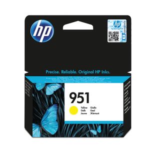 HP 951 Original Ink Cartridge 8-ml Yellow CN052AE