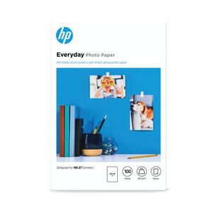 HP Everyday Glossy Photo Paper 10 x 15cm (Pack of 100) CR757A