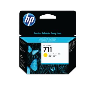 HP 711 DesignJet Ink Cartridge 29-ml Yellow CZ132A