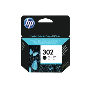 HP 302 Original Ink Cartridge 3.5-ml Black F6U66AE