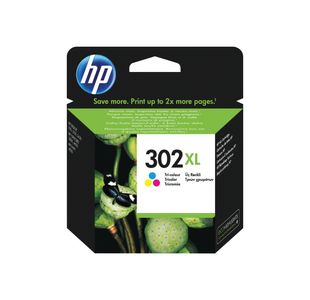 HP 302XL Original Ink Cartridge High Yield Tri-color F6U67AE