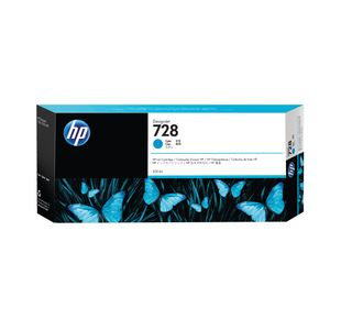 HP 728 Original Ink Cartridge 300-ml Cyan F9K17A