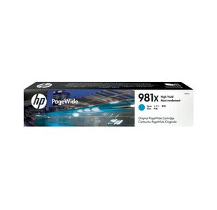 HP 981X Original PageWide Cartridge High Yield Cyan L0R09A