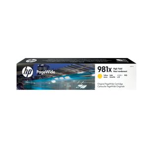 HP 981X Original PageWide Cartridge High Yield Yellow L0R11A