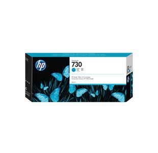 HP 730 DesignJet Ink Cartridge 300-ml Cyan P2V68A