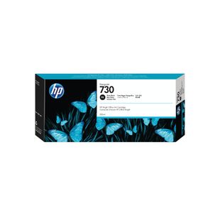 HP 730 DesignJet Ink Cartridge 300-ml Black P2V73A