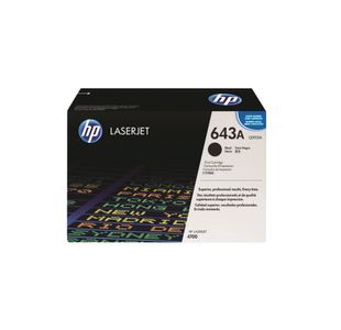 HP 643A Original LaserJet Toner Cartridge Black Q5950A