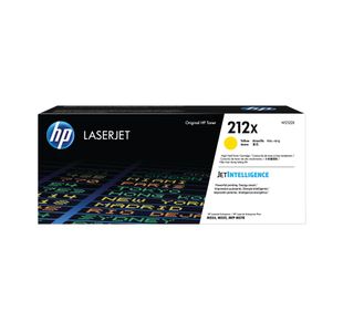 HP 212X Original LaserJet Toner Cartridge High Yield Yellow W2122X