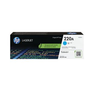 HP 220A Original LaserJet Toner Cartridge Cyan W2201A