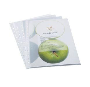 Rapesco Eco Punched Pockets A4 Clear (Pack of 100) 1104