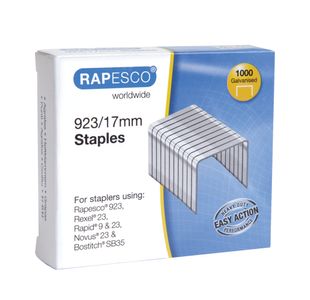 Rapesco 923/17mm Staples Pack of 1000 1240