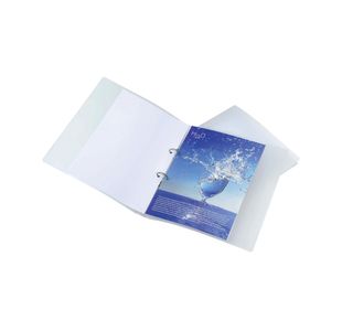 Rapesco Eco 25mm Two-Ring Binder A4 Clear (Pack of 10) 1045