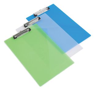 Rapesco Clipboard Frosted Transparent Assorted SSHPPCBAS