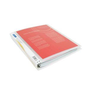 Rapesco Presentation Four-Ring Binder 25mm A4 Clear (Pack of 10) 0717