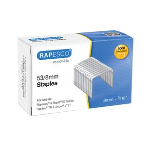 Rapesco 53/8mm Staples Pack of 5000 0750