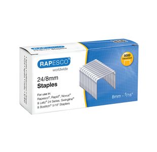 Rapesco 24/8mm Staples Pack of 5000 S24802Z3