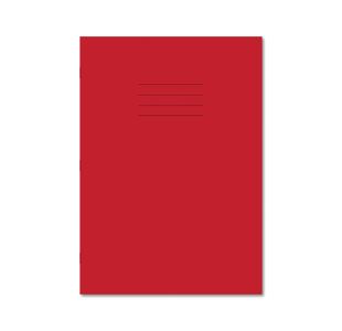Hamelin Handwriting Book 4/16mm Lined 80Pg A4 Red Pack of 50 400185756