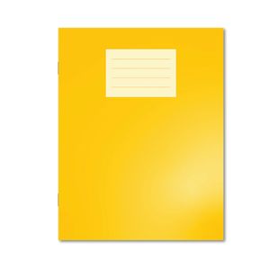 Hamelin Oxford Exercise Book 8mm Lined 80 Page 229x178mm Yellow (Pack of 100) 400136122