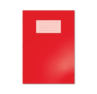 Hamelin Oxford Exercise Book 8mm Lined 80 Page A4 Red (Pack of 50) 400136165
