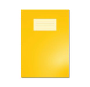 Hamelin Oxford Exercise Book 7mm Squared 80 Page A4 Yellow (Pack of 50) 400136195