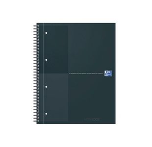 Oxford Hardback Wirebound Notebook 160 Pages Special Edition A4+ Black 400194457-S